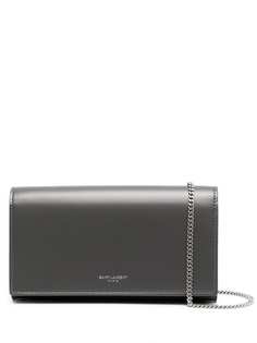 Saint Laurent клатч с логотипом