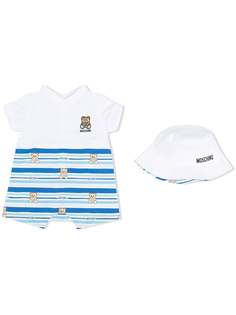 Moschino Kids комплект для новорожденного с принтом Teddy Bear