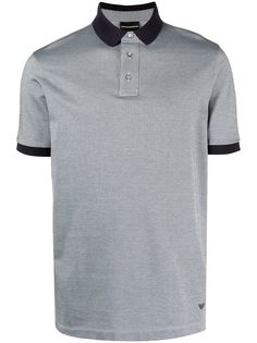 Emporio Armani рубашка поло с узором