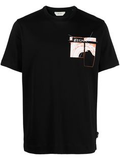 Z Zegna футболка с короткими рукавами и логотипом