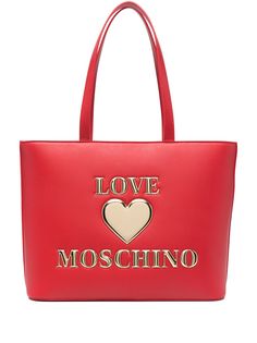 Love Moschino сумка-шопер с тисненым логотипом