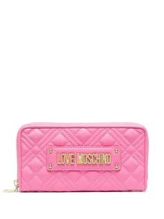 Love Moschino стеганый кошелек с логотипом