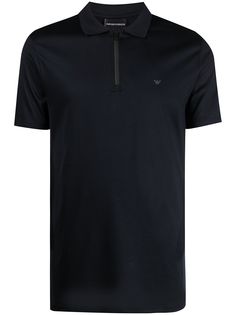 Emporio Armani рубашка поло с вышитым логотипом