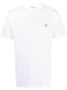 Stone Island футболка с нашивкой-логотипом