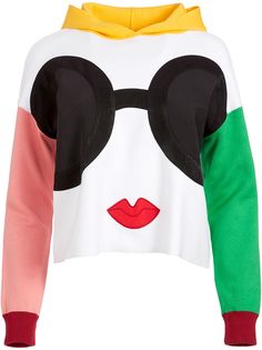 Alice+Olivia Oscar face hoodie