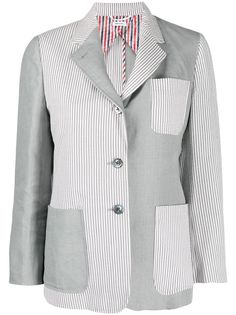 Thom Browne пиджак с контрастными вставками