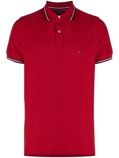 red polo tommy hilfiger