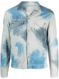 Giorgio Brato tie dye-print shirt jacket