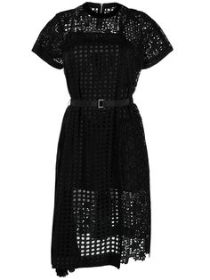 Sacai broderie anglaise dress