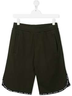 Moncler Enfant logo-trim shorts