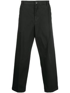Barena high-rise straight-leg cropped trousers