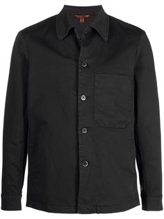 Barena buttoned-up cotton shirt jacket