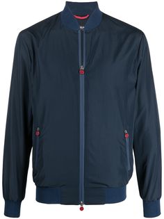 Kiton zip-up bomber jacket