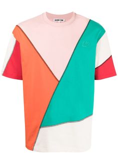 McQ Swallow футболка в стиле колор-блок с короткими рукавами