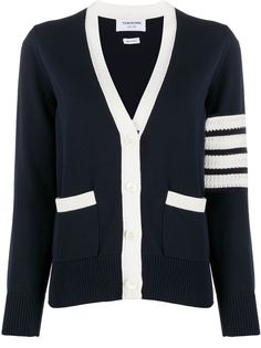 Thom Browne кардиган Hector Icon с V-образным вырезом