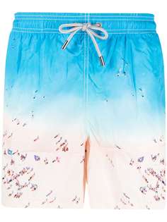 Mc2 Saint Barth beach-print elasticated-waist swim shorts
