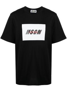 MSGM activewear logo-print T-shirt