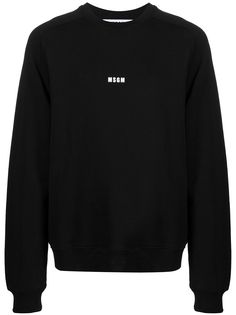 MSGM micro logo cotton sweatshirt