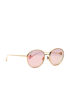 Розовые солнцезащитные очки Doublet