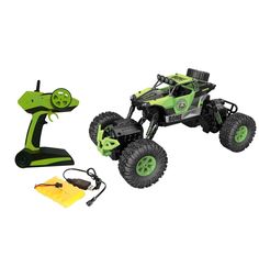 Машина на радиоуправлении Пламенный мотор Краулер-Багги ПМ -003, салатовый 33.5 см, 1 : 16