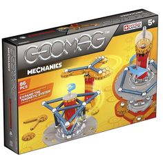 Магнитный конструктор Geomag Mechanics 86 деталей