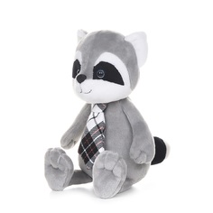 Игрушка мягкая Maxitoys Luxury Романтичный Енотик в Клетчатом Галстучке 20 см