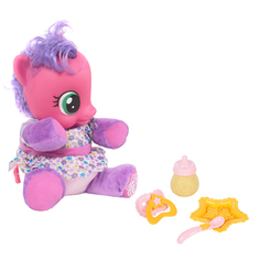 Игровой набор Игруша Пони с аксессуарами с сиреневыми волосами 33 см