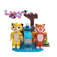 Конструктор Лео и Тиг, Лео и Тиг, 93 деталей.