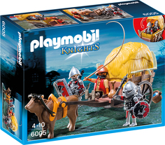 Конструктор Playmobil Рыцари: Рыцари Сокола с камуфляжной повозкой