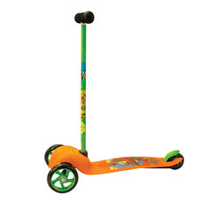Самокат трехколесный TMNT, пластиковая дека Gulliver Sport