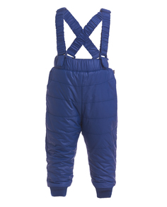 Синие утепленные демисезонные брюки Gulliver