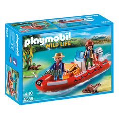 Конструктор Playmobil В Поисках Приключений: Лодка с браконьерами