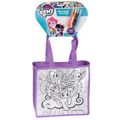 Сумочка для росписи MultiArt My Little Pony, с фломастерами и стразами на блистере Симбат