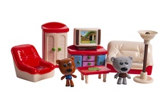 Игровой набор МИ-МИ-МИШКИ, Кеша и Тучка, Гостиная, 8 деталей.