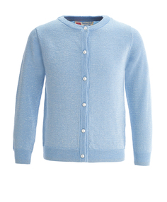 Голубой кардиган с люрексом Button Blue