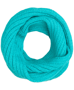 Бирюзовый вязаный воротник Button Blue
