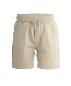 Бежевые трикотажные шорты Button Blue