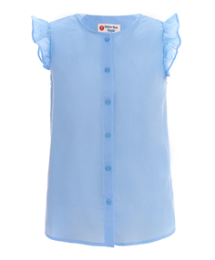 Голубая блузка Button Blue