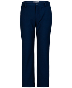 Синие утепленные брюки Button Blue