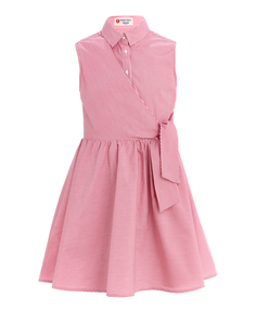 Розовое платье в полоску Button Blue