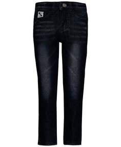 Черные утепленные джинсы Button Blue