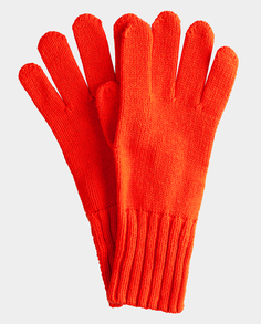Оранжевые перчатки вязаные Gulliver