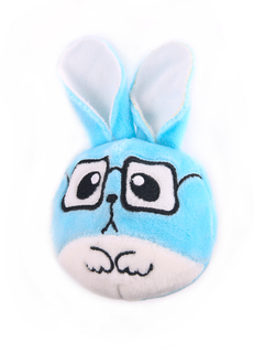 Мягкая игрушка &quot;Button Blue&quot;, Сквиш в плюше, Зайка, 7 см
