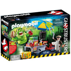 Конструктор Playmobil Охотники за привидениями: Лизун и торговая тележка с хот-догами