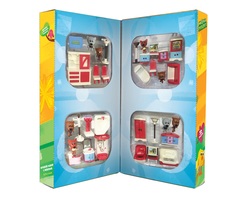 Игровой набор МИ-МИ-МИШКИ, Кеша, Тучка и Лисичка, 32 детали.