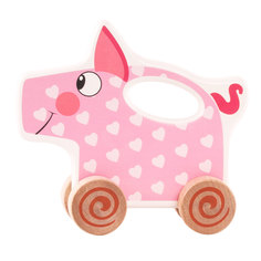 Каталка &quot;Поросёнок Хрю&quot; Деревяшки