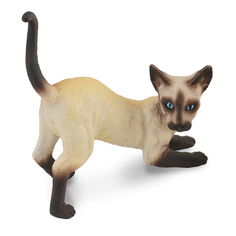 Фигурка Collecta Кот сиамский потягивающийся, S