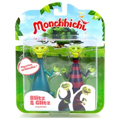 Фигурки из Мончичи: Блиц и Глиц 2 в 1 - 7,5 см Monchhichi