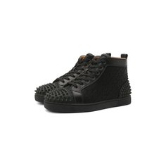 Комбинированные кеды Lou Spikes 2 Christian Louboutin