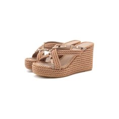 Кожаные сабо Valentino Garavani Rockstud Torchon Valentino